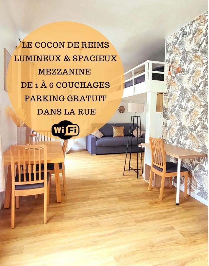 Le Cocon De Reims /Wifi/Commerce /Av De Paris Kültér fotó