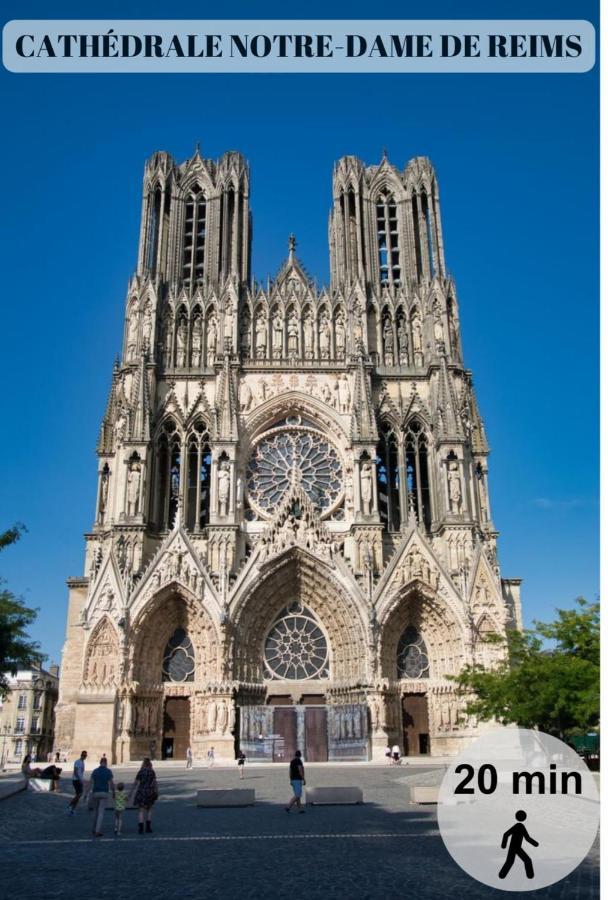 Le Cocon De Reims /Wifi/Commerce /Av De Paris Kültér fotó